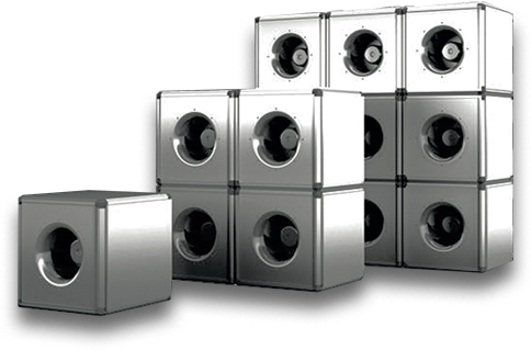 
                Rosenberg Unobox is a self-contained EC motor fan